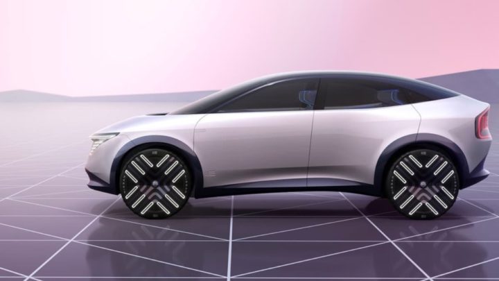 Imagem de conceito do próximo elétrico da Nissan
