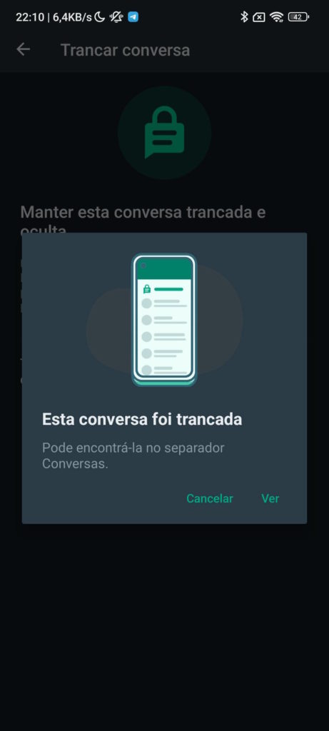 WhatsApp privacidade mensagens conversas novidade