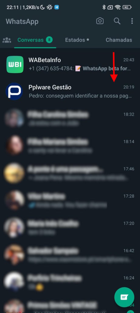 WhatsApp privacidade mensagens conversas novidade