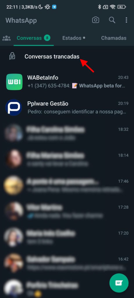 WhatsApp privacidade mensagens conversas novidade