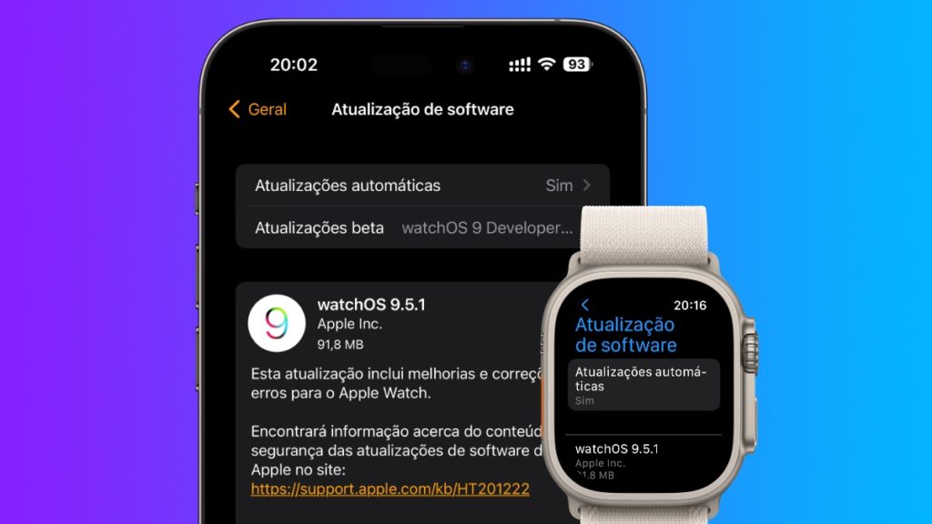 Apple lançou agora uma nova atualização para o Apple Watch