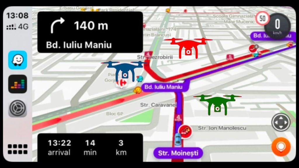 Waze: Autoridades enviarão drones para vias congestionadas assinaladas pelos utilizadores