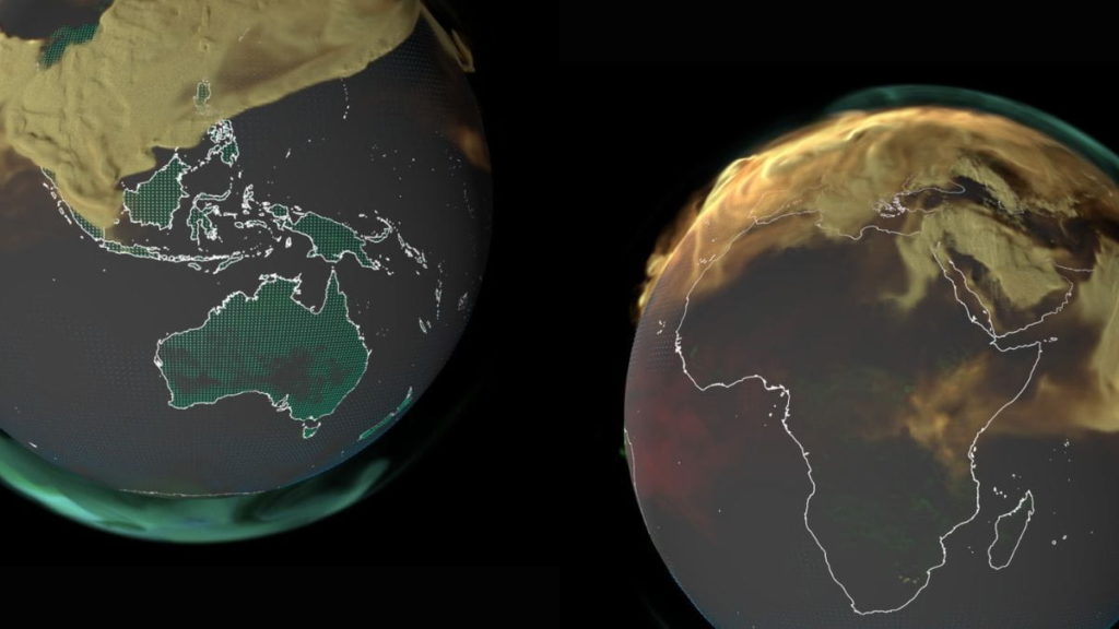 Animação da NASA ilustra todo o CO2 emitido pela humanidade em 2021