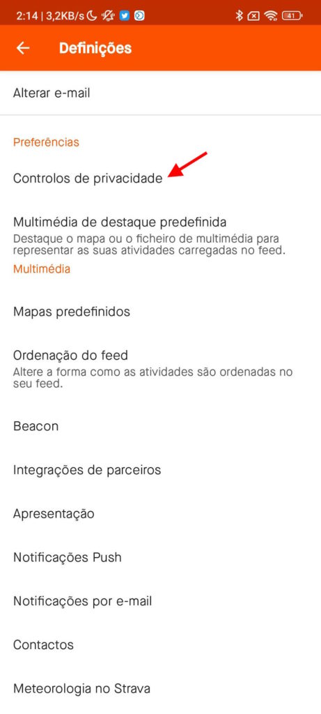 Strava dados morada problema partilha