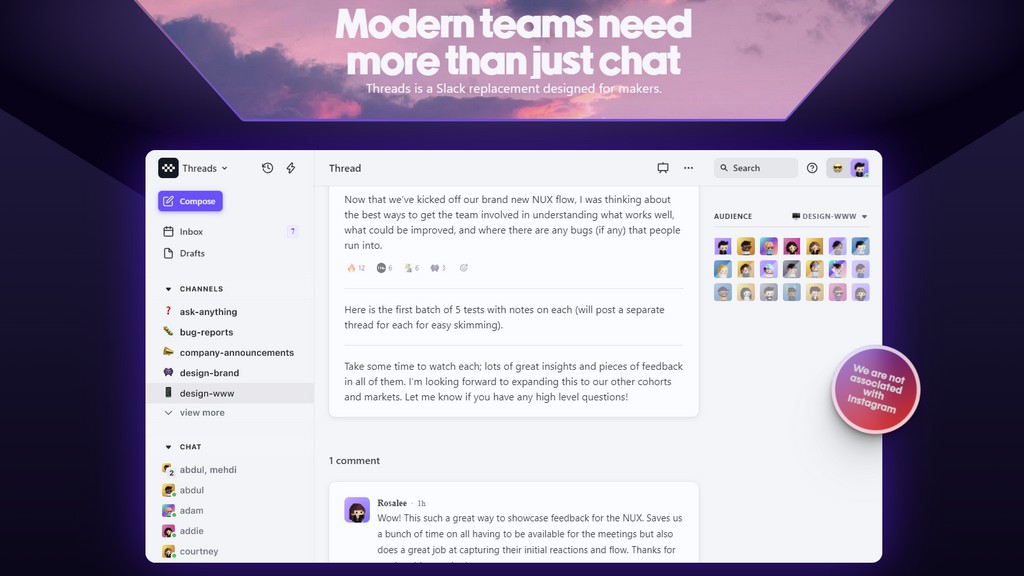 Lançamento do Threads da Meta fez disparar os downloads… de outra app Threads