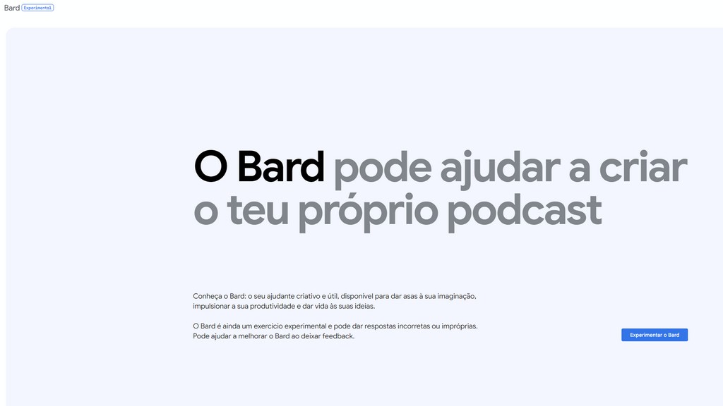 Bard da Google chegou a Portugal e pode ser usado em português