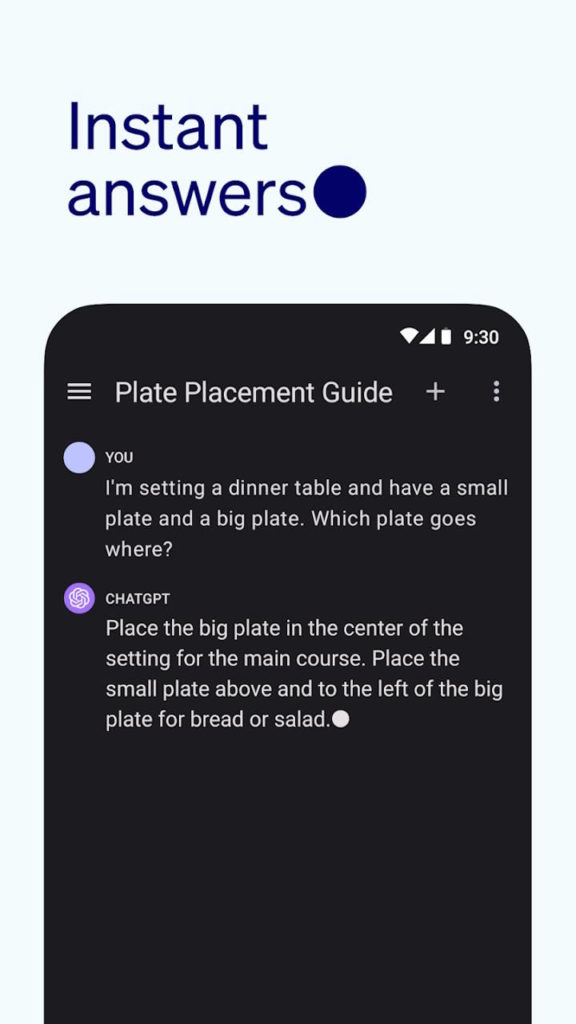ChatGPT Android OpenAI app IA