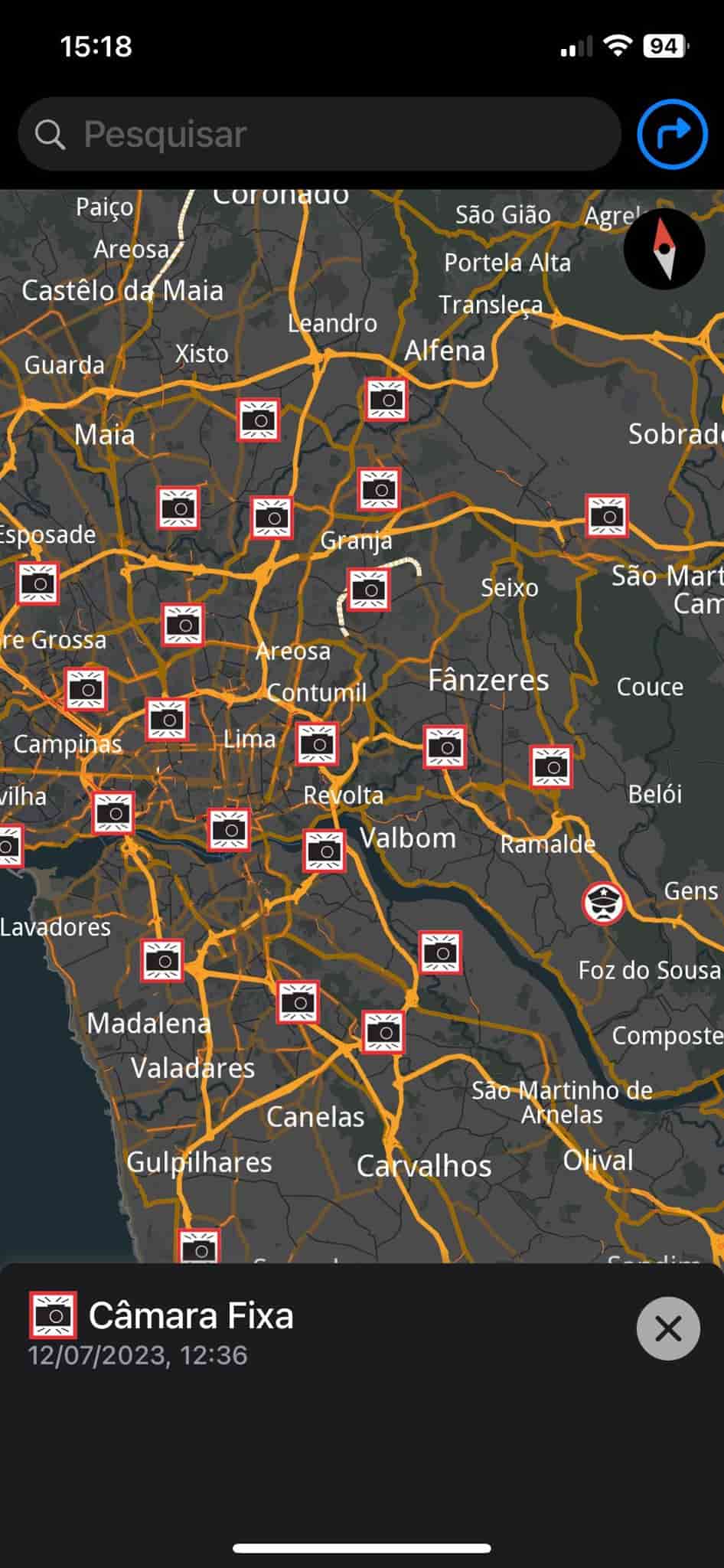 Aplicação GPS Magic Earth
