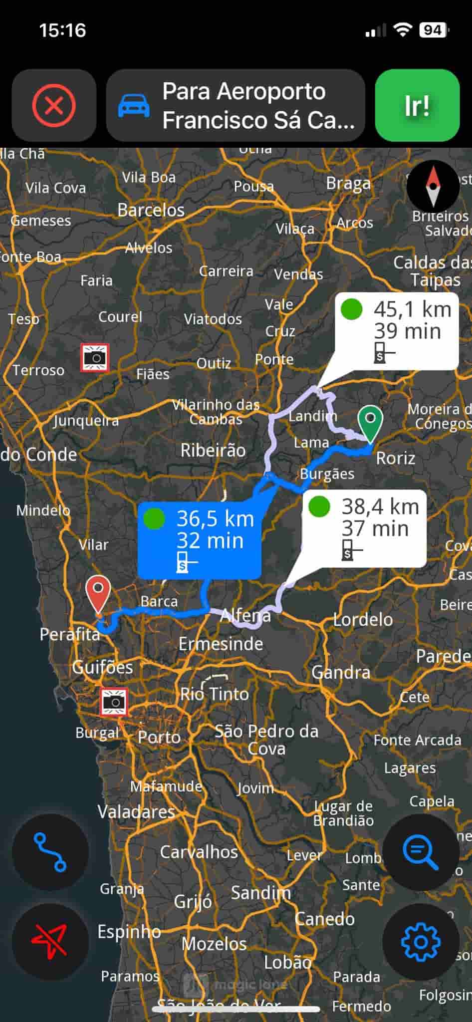 Aplicação GPS Magic Earth
