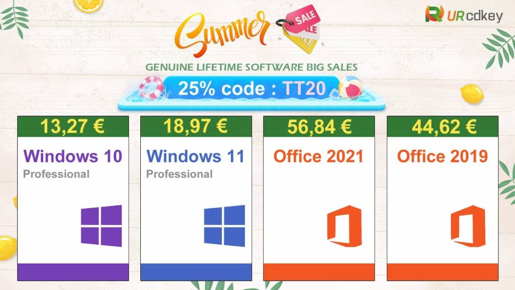 Os novos descontos URCDKey: Office, Windows e muito mais…