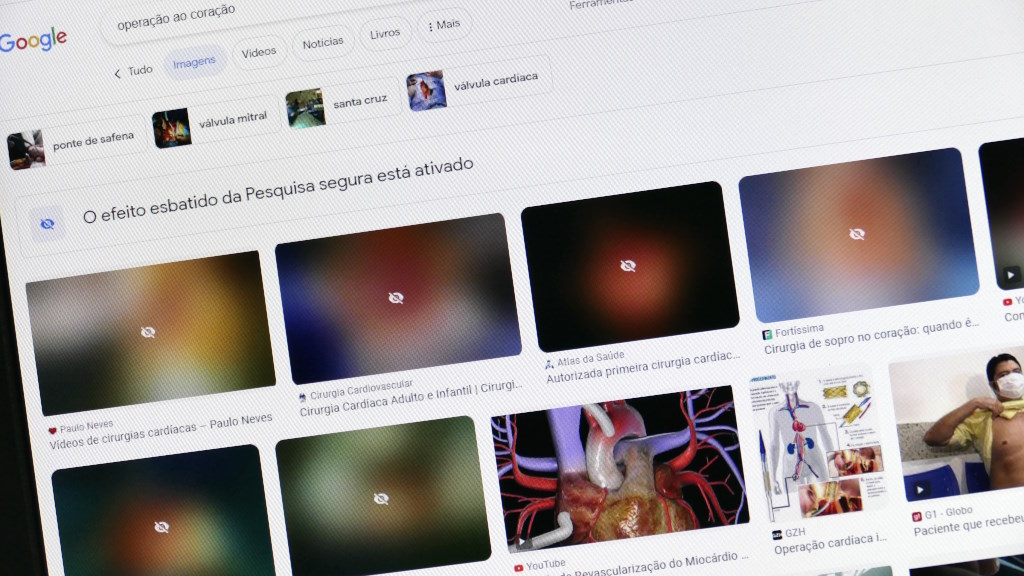 Pesquisa do Google desfoca imagens de conteúdos sensíveis ou explícitos