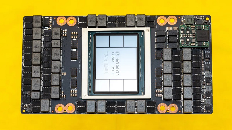 Nvidia vendeu cerca de 900 toneladas de gráficas IA H100 durante o último trimestre