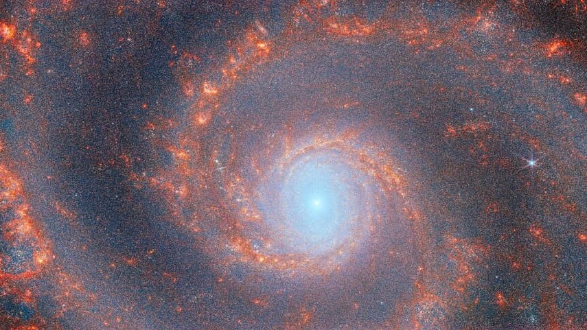 Telescópio James Webb capta a imagem mais nítida de sempre da galáxia Whirlpool