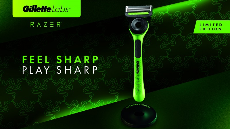 Razer e Gillette unem-se e criam lâmina de barbear para gamers