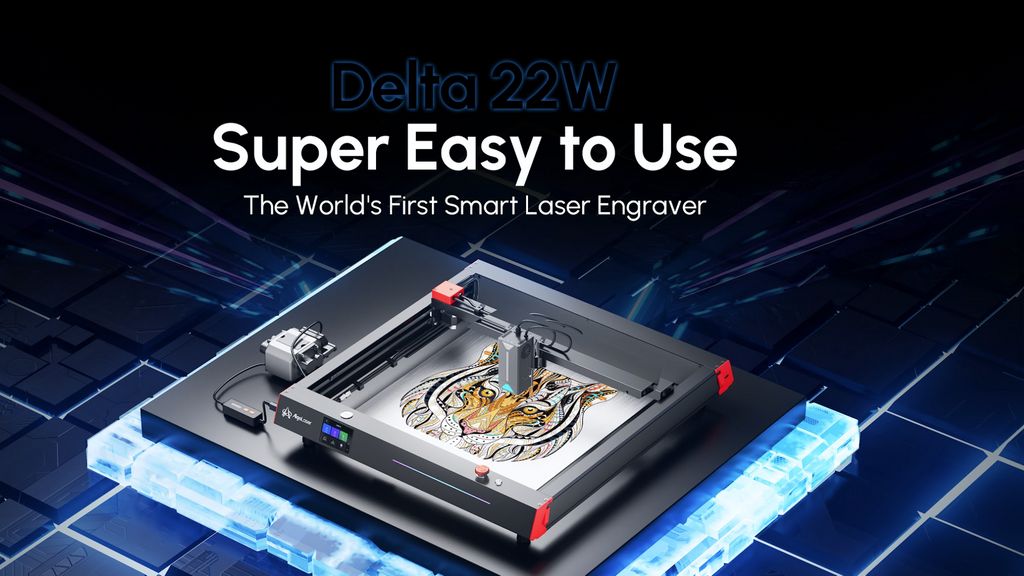 AlgoLaser Delta 22W – a primeira gravadora a laser inteligente do mundo