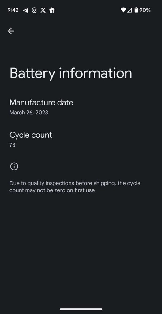 Embora esperemos que o Google expanda as informações da bateria mostradas no Android ao longo do tempo, este é um bom primeiro passo. Ainda não se sabe se essa nova contagem do ciclo da bateria aparecerá ou não em todos os telefones Android, mas pelo menos aparecerá nos Pixels.