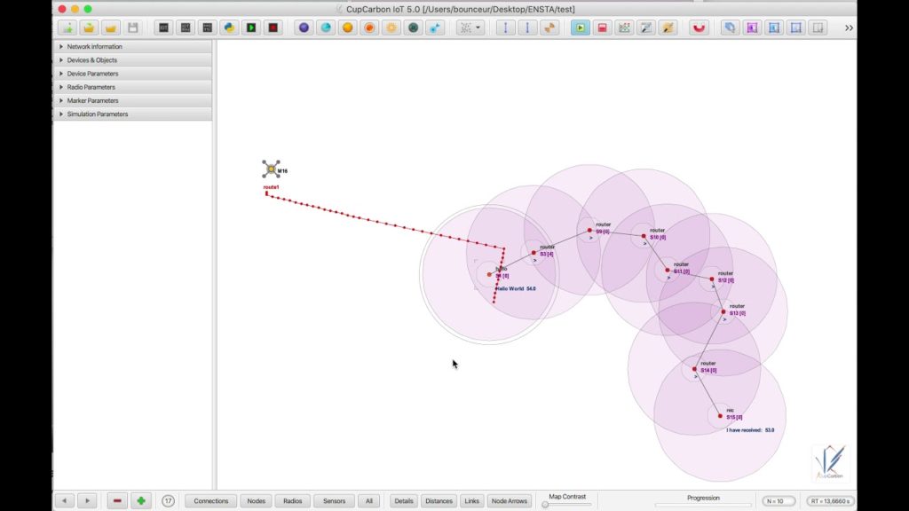 CupCarbon 5.2: Desenhe e simule facilmente uma smartcity