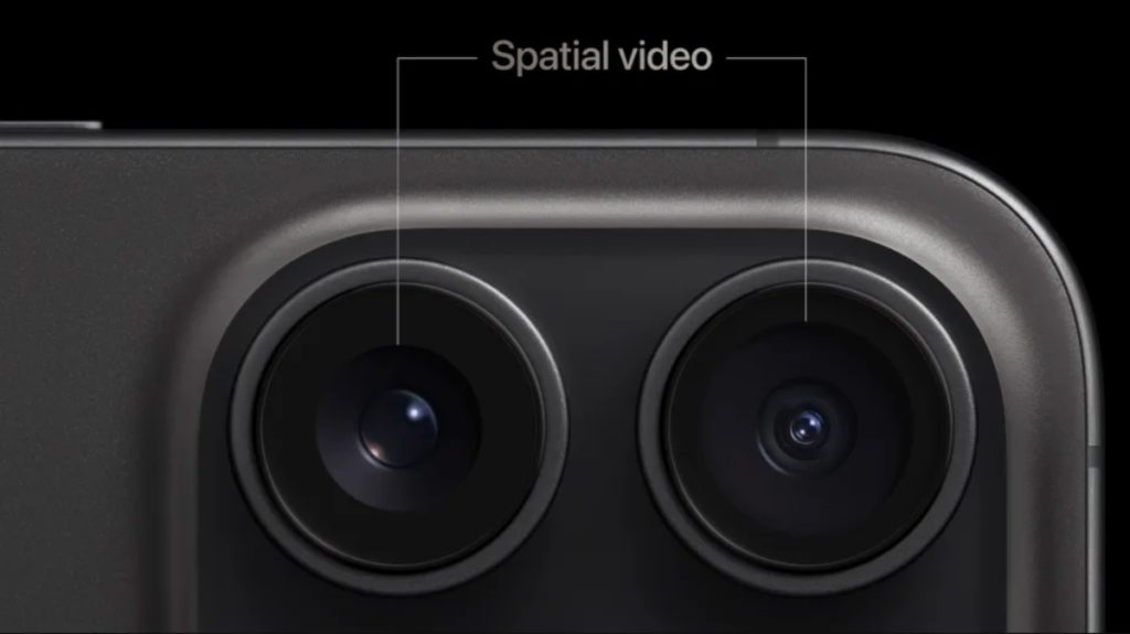 iPhone 15 Pro pode gravar vídeos espaciais em 3D para utilizadores do Vision Pro