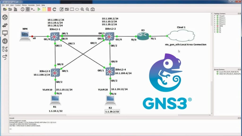 GNS3 – Aprenda a configurar equipamentos de rede