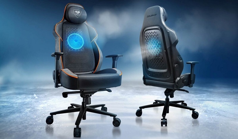 Cougar anuncia uma cadeira gaming com ventoinha RGB para os jogadores mais quentes