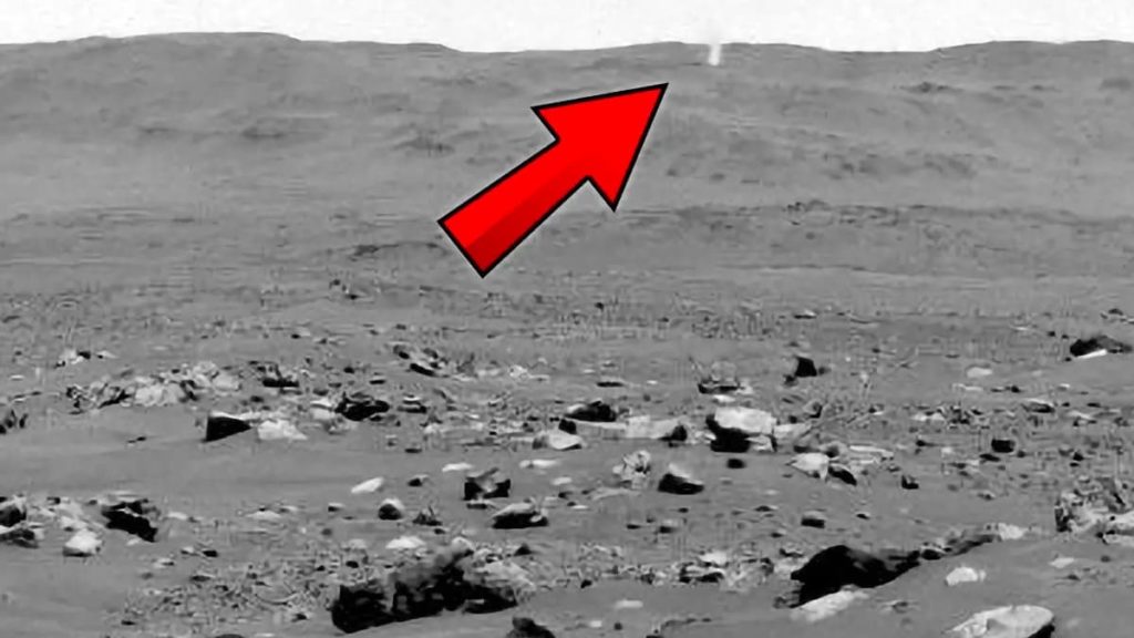 Rover Perseverance da NASA filma um diabo de poeira marciano