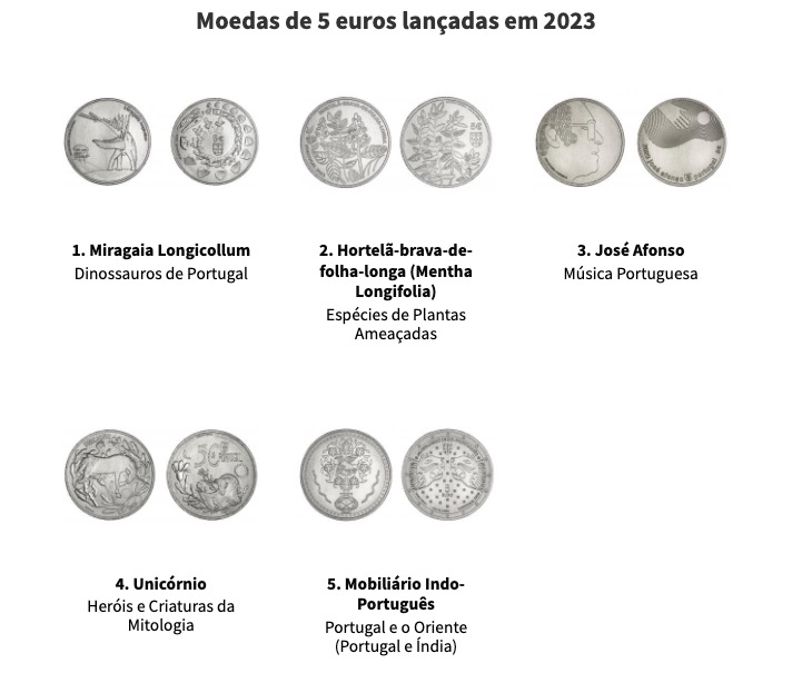 Há uma nova moeda de 5 euros… Mas tenha cuidado