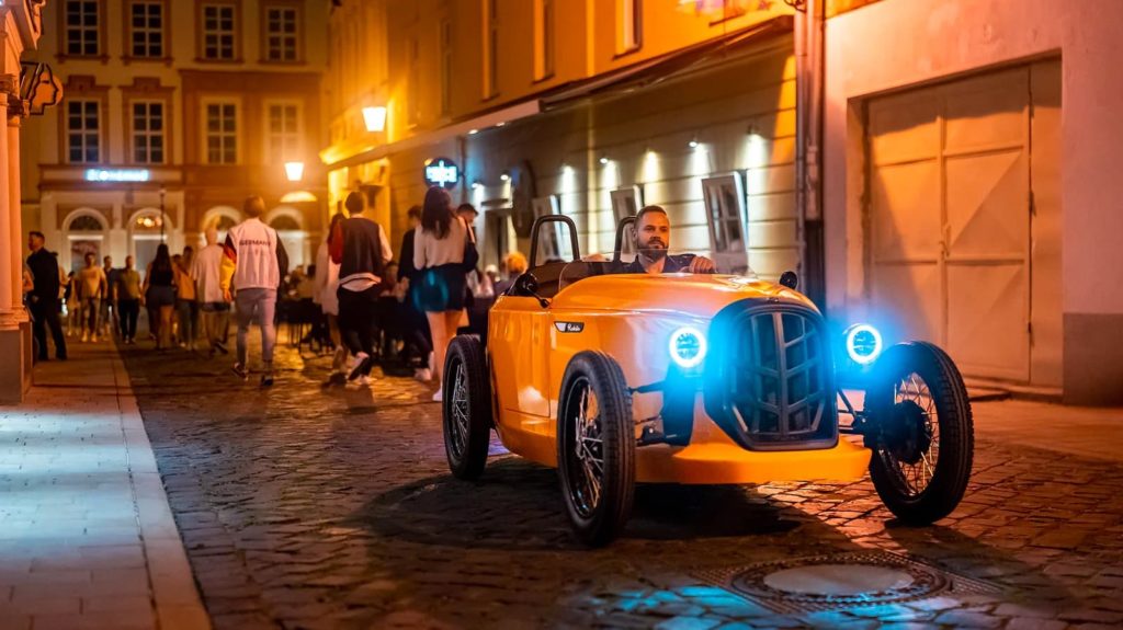 Patak Rodster, o minicarro elétrico retro para mobilidade urbana com estilo