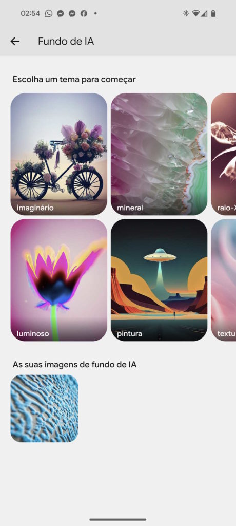 Android 14 IA Google imagens