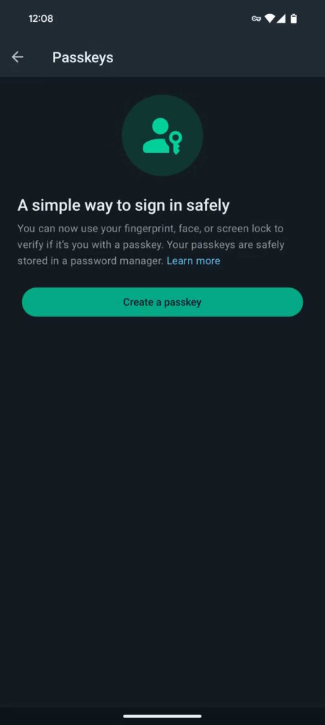 WhatsApp chaves de acesso passwords segurança
