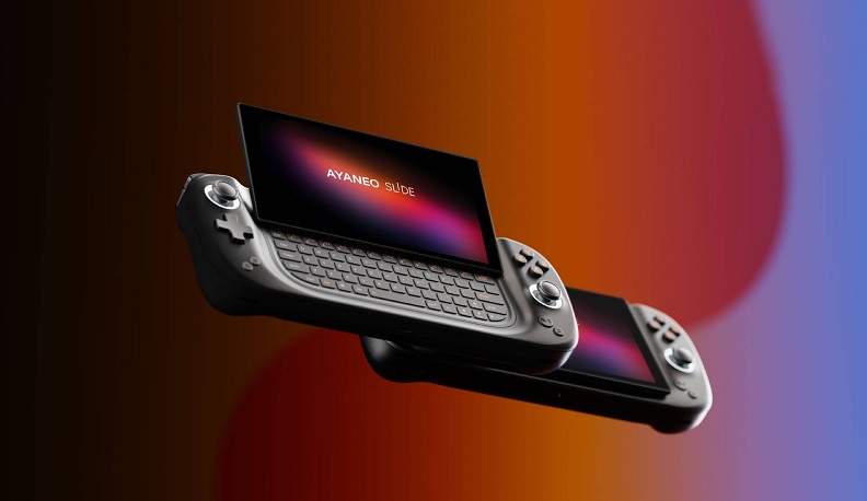 AYANEO Slide: a consola portátil que traz um CPU Ryzen 7 7840U e um teclado QWERTY