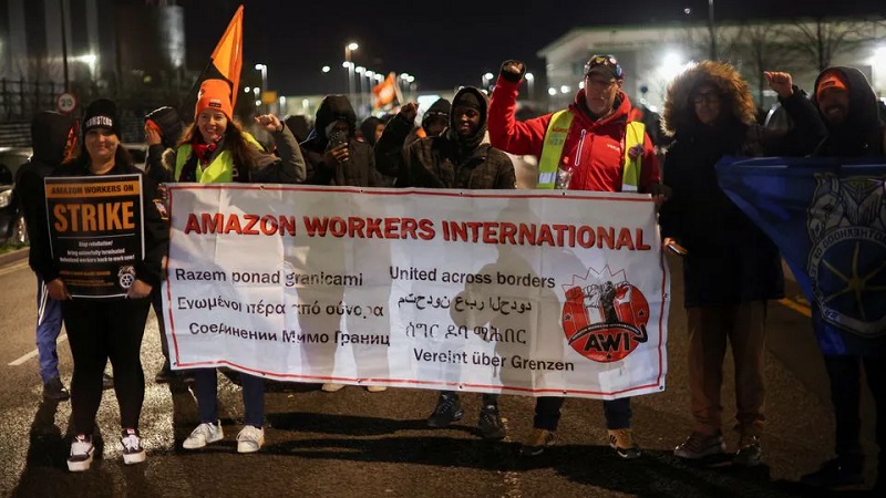 Amazon alvo de greves e protestos por toda a Europa durante a Black Friday