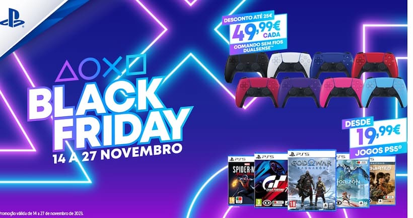 PlayStation Portugal celebra a Black Friday 2023 com grandes descontos