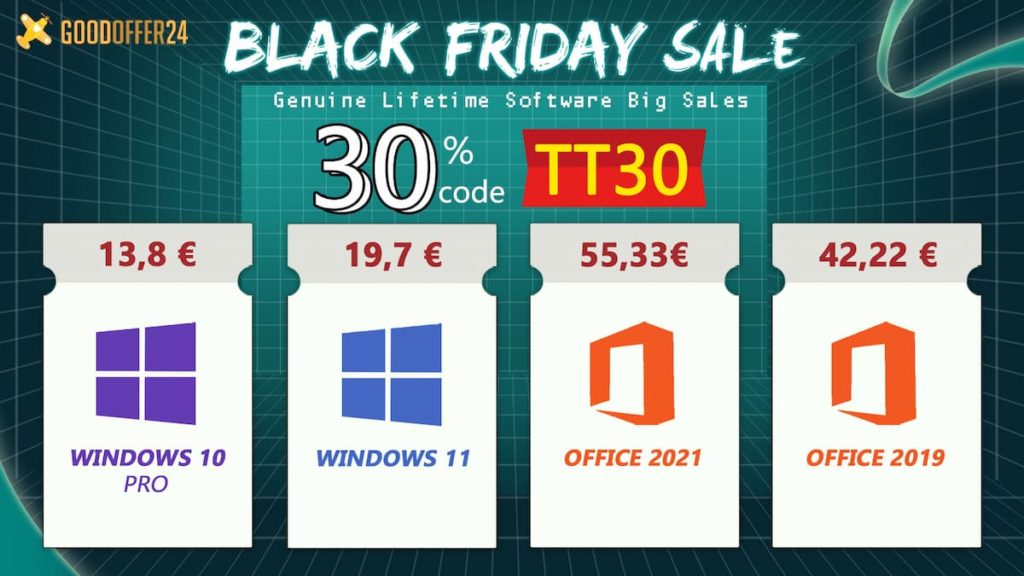 Black Friday: 13 dicas para comprar software a preços incríveis GoodOffer24