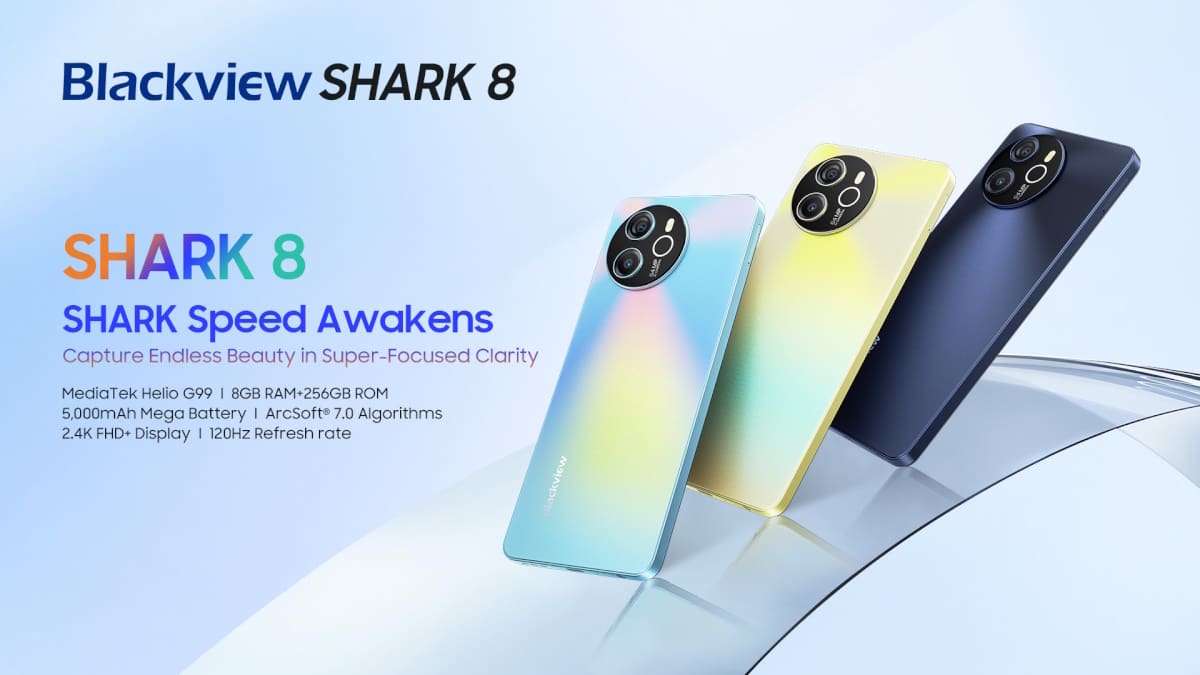 Blackview lançou o SHARK 8: desempenho de outro nível para conquistar os jovens