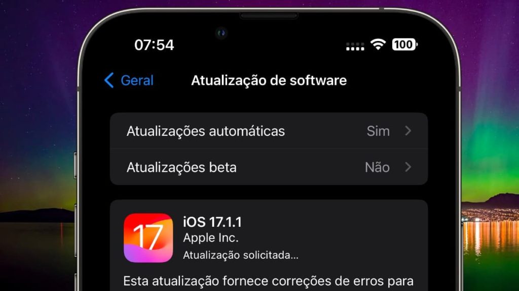 Atualize o seu iPhone. A Apple lançou o iOS 17.1.1 com várias correções
