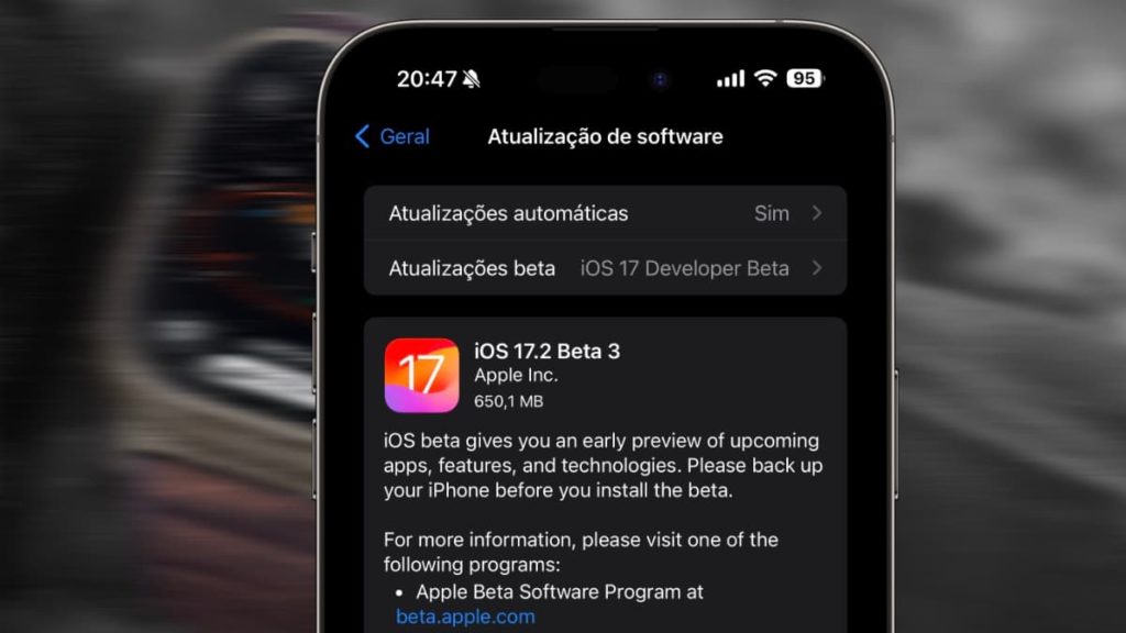 Apple lança beta 3 do iOS 17.2, iPadOS 17.2, watchOS 10.2 e macOS 14.2