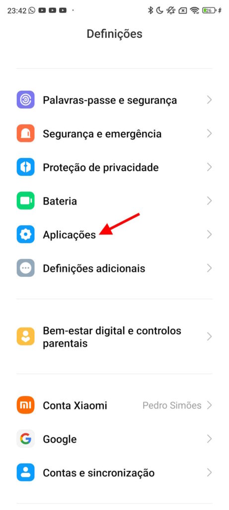 Xiaomi smartphone rápido arranque