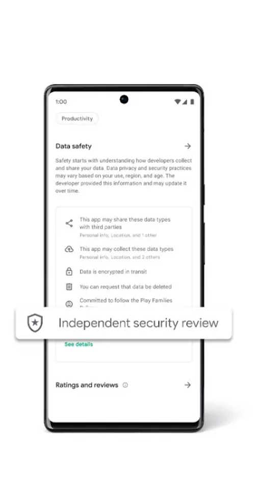 Google Android VPN app