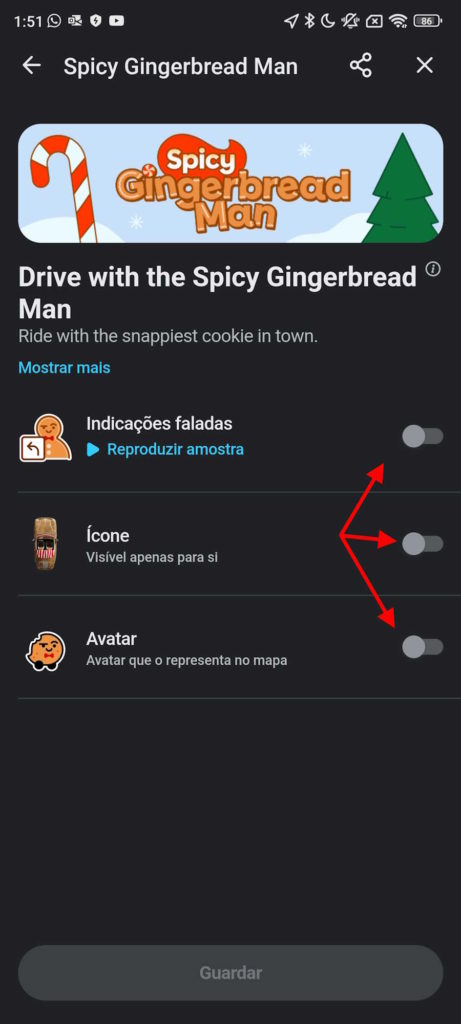 Waze Natal Google Gingerbread