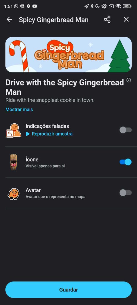 Waze Natal Google Gingerbread