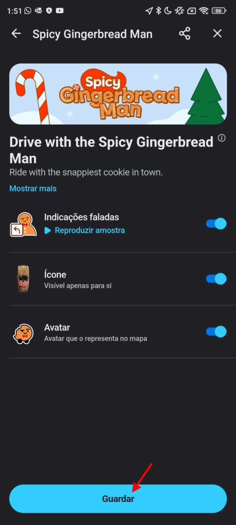 Waze Natal Google Gingerbread