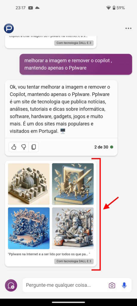 IA Microsoft criar imagens Copilot