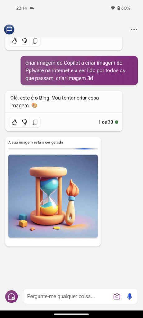 IA Microsoft criar imagens Copilot
