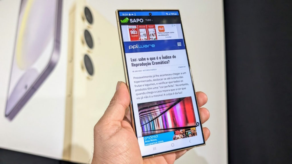 Samsung mostra porque o Gorilla Armor torna o ecrã do Galaxy S24 Ultra especial e único