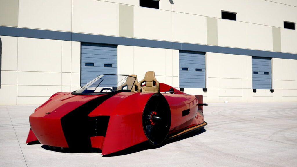 Conheça o Arosa da VonMercier: um hovercraft que parece um Roadster