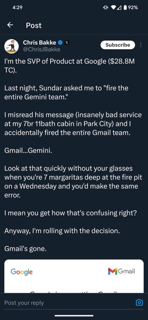 Gmail Google acabar X Internet