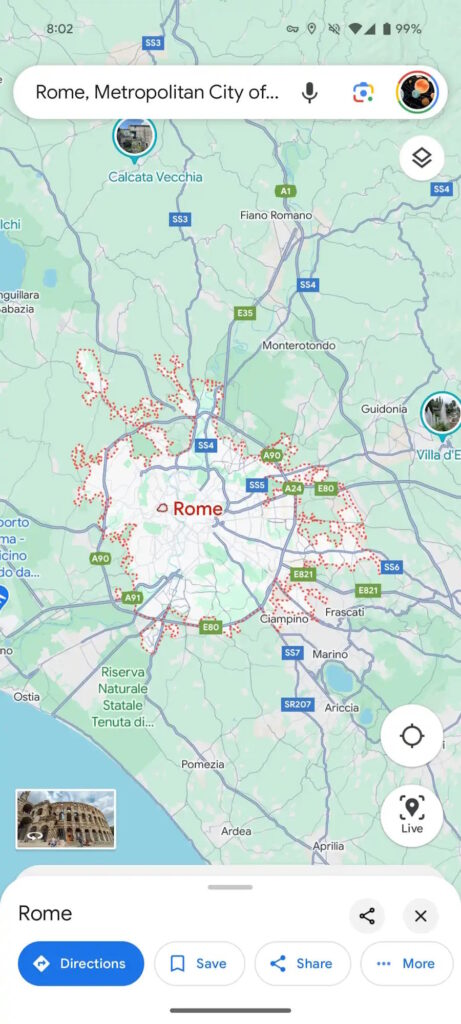 Google Maps inteface novidades pesquisas