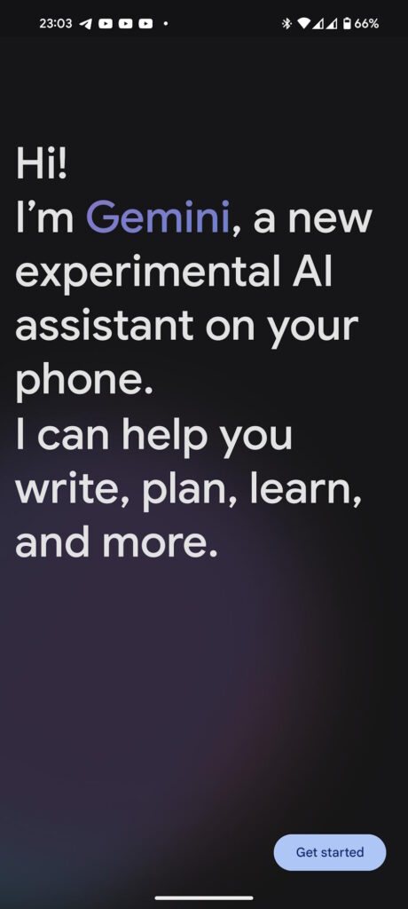 Gemini Google IA Android app