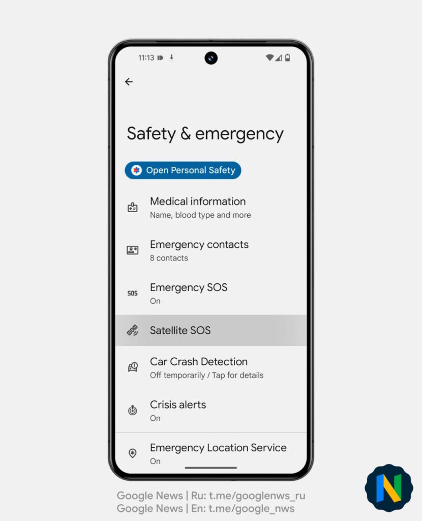 Google satélite pixel smartphones comunicação