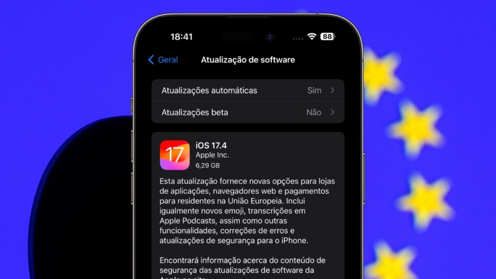 Apple lança do iOS 17.4 para todos os utilizadores, em especial para os europeus